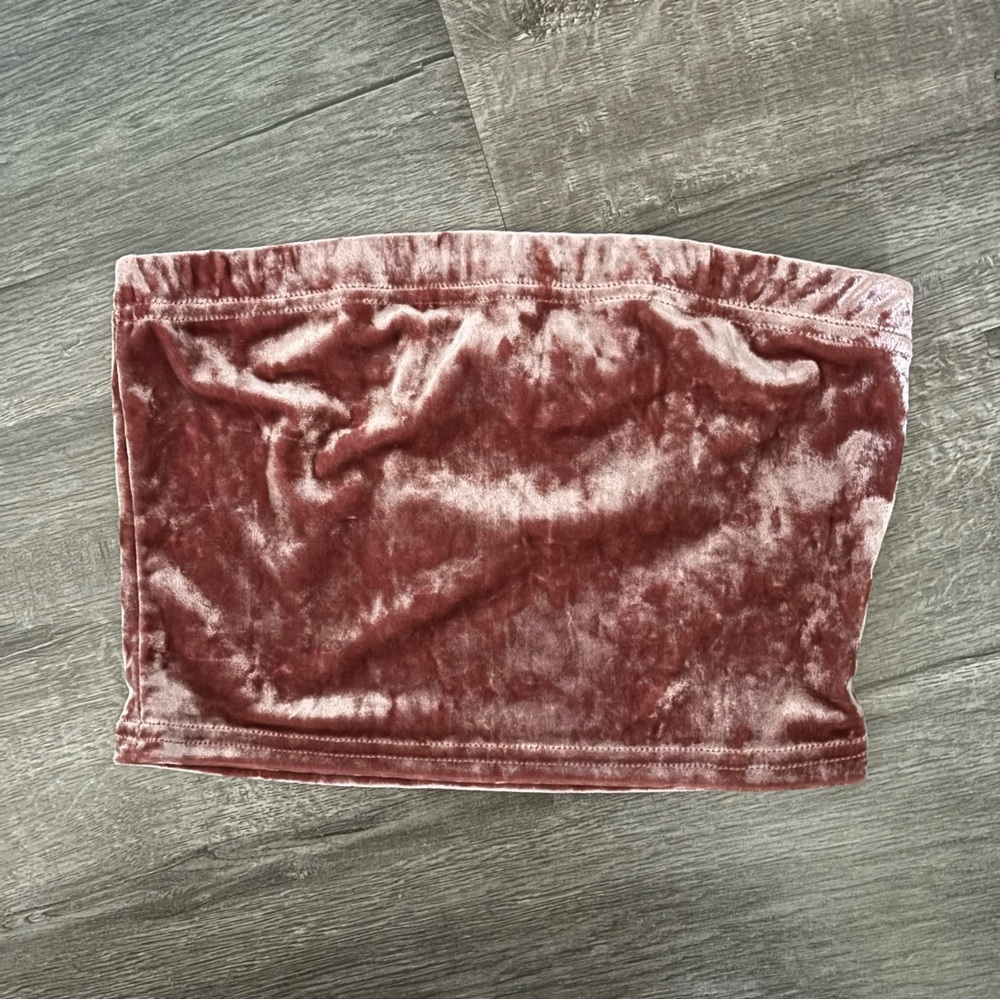 Missguided Velvet Tube Top - NWT - Never Worn